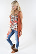 Burnt Orange Sleeveless Kimono