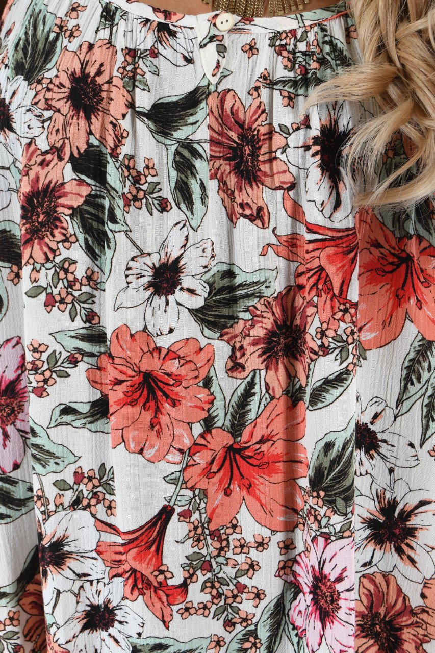 Make Believe Floral Tank Top