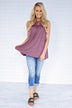 Sweet Summertime Plum Tank Top