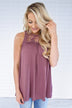 Sweet Summertime Plum Tank Top