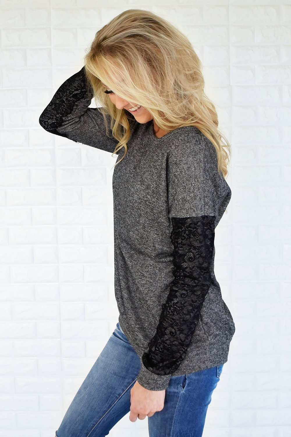 Just a Touch of Lace Sweater