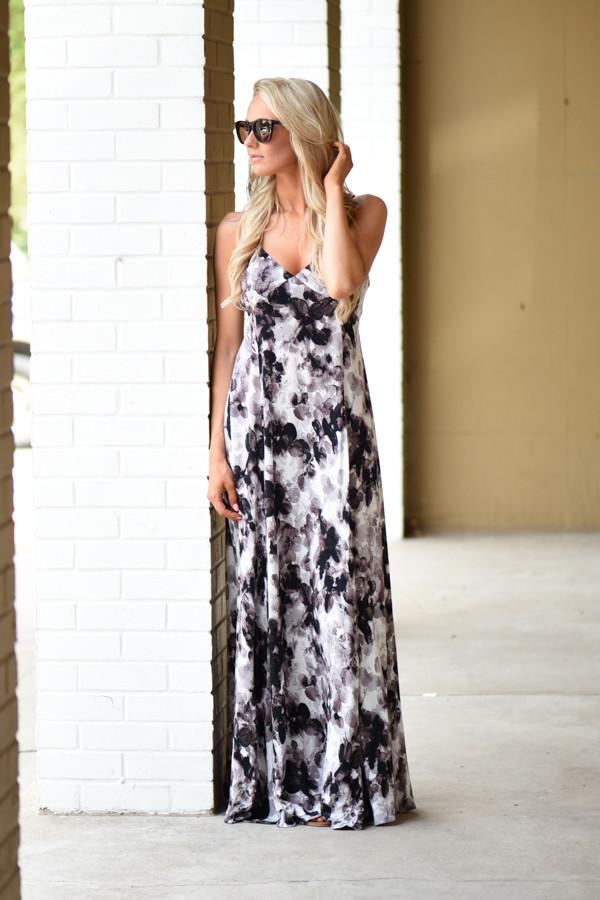 In the Cards Maxi Dress ~ Black