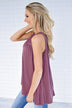 Sweet Summertime Plum Tank Top