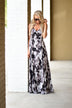 In the Cards Maxi Dress ~ Black