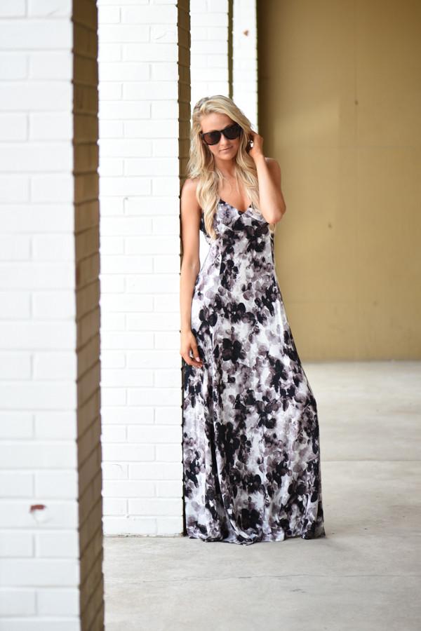 In the Cards Maxi Dress ~ Black