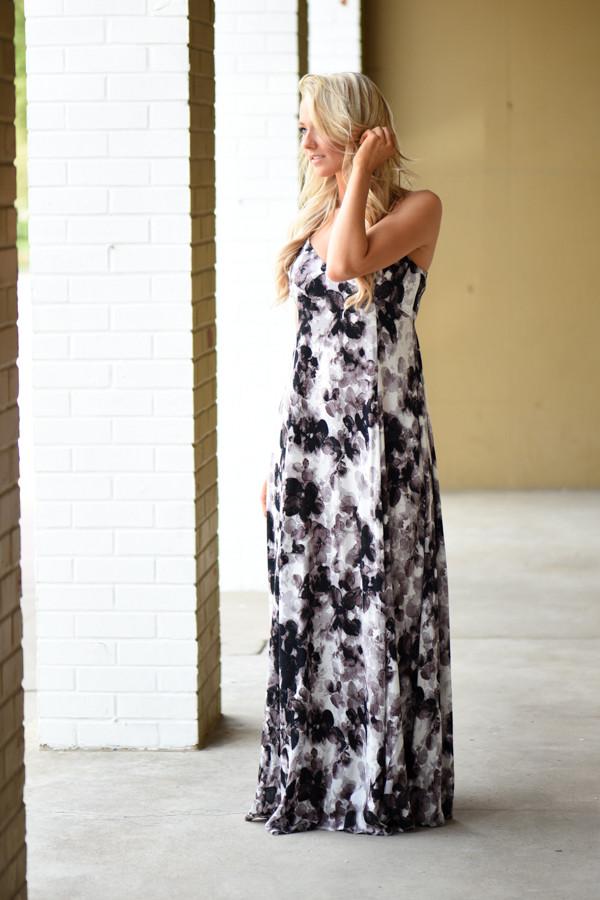 In the Cards Maxi Dress ~ Black