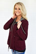 Essential Fall Jacket - Burgundy