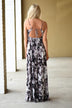 In the Cards Maxi Dress ~ Black