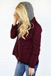 Essential Fall Jacket - Burgundy