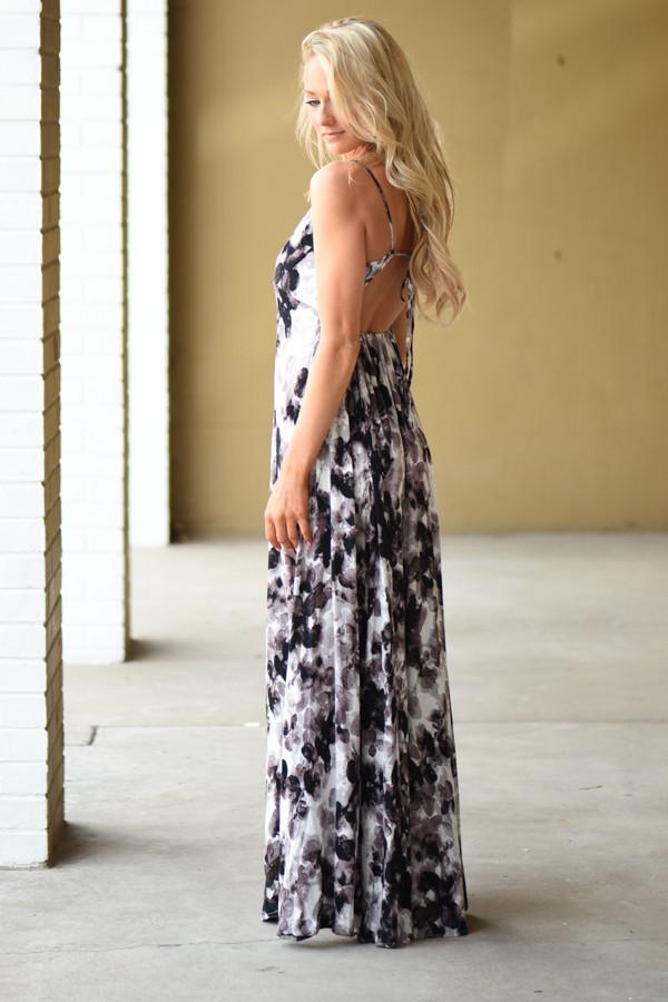 In the Cards Maxi Dress ~ Black