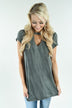 Charcoal Choker Top