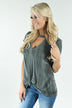 Charcoal Choker Top
