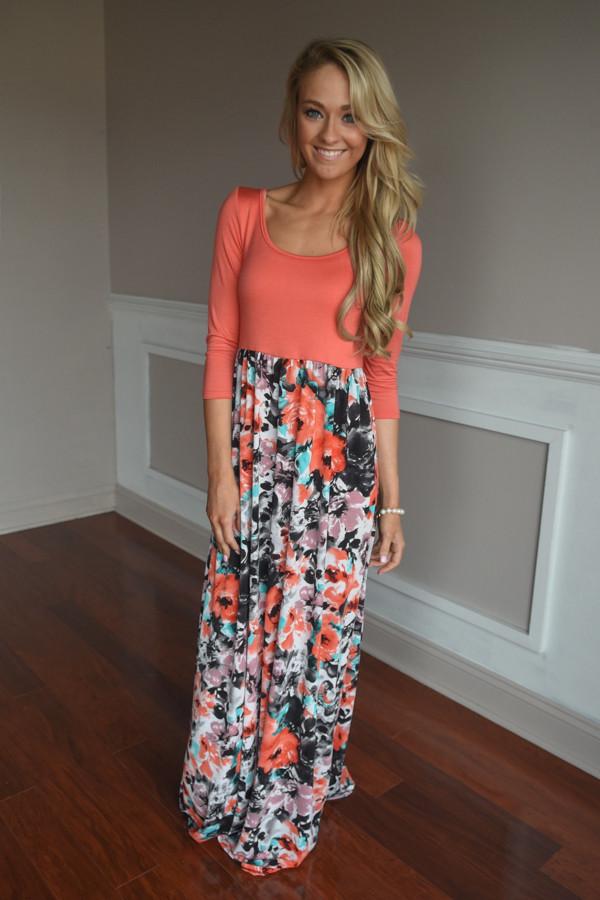 Be Unforgettable Maxi ~ Coral