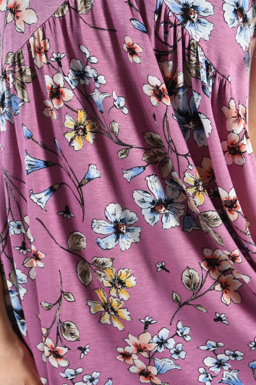 Summer Vibes Floral Tank Top