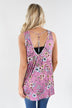 Summer Vibes Floral Tank Top