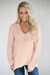 Hello Beautiful Blush Knit Sweater