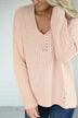Hello Beautiful Blush Knit Sweater
