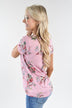 Summertime Floral Top ~ Pink