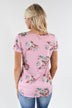 Summertime Floral Top ~ Pink