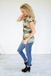 She's Killing It Camo Top