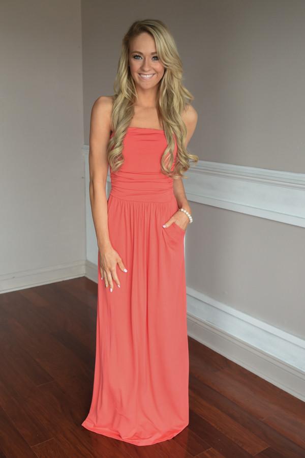 Save the Date Maxi ~ Coral