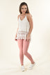 Cream Crochet Top