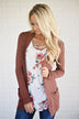 The Fundamental Cardigan ~ Burnt Sienna