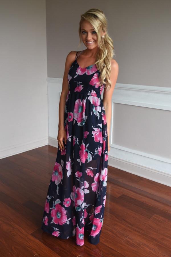 Among the Flowers Maxi Dress