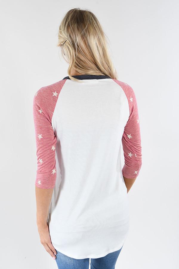Star of the Show 3/4 Sleeve Top