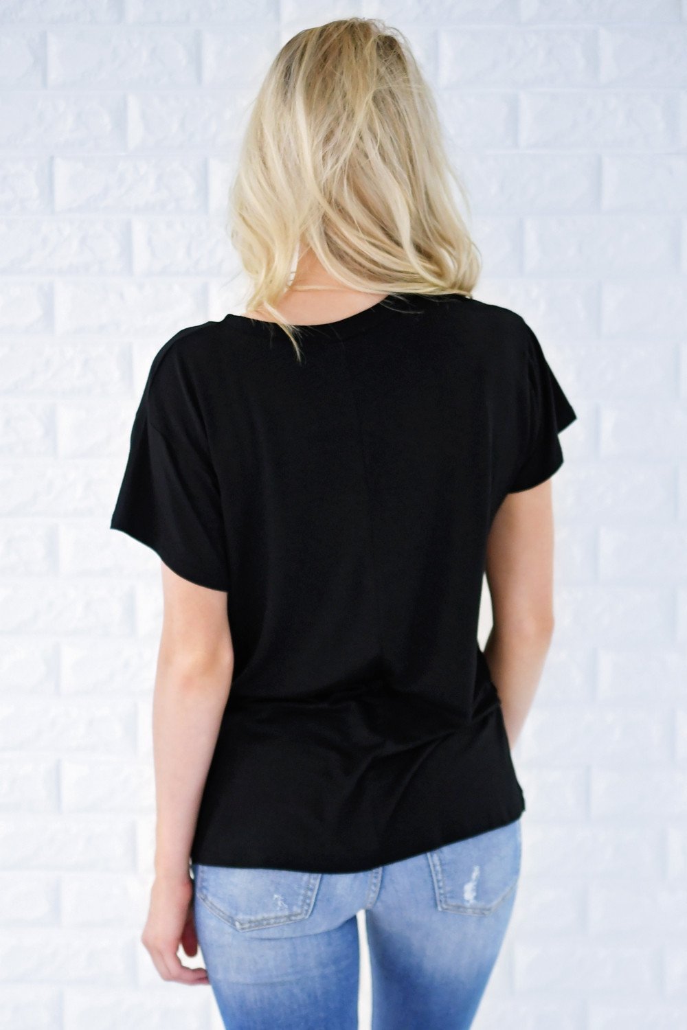 Ready or Not Pocket Top ~ Black