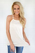 No Strings Attached Tank Top ~ White