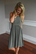 Gentle Breeze Dress ~ Olive
