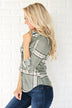 The Essential Plaid Top ~ Olive