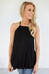 No Strings Attached Tank Top ~ Black
