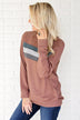 Stripes by the Fireside ~ Rust Red