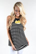 Pocketful of Sunshine Striped Tank