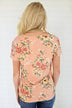 Beautifully Blooming Top ~ Peach