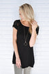 My Favorite Lace Top ~ Black