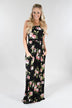 Black Roses Maxi Dress
