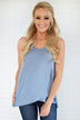 Wander On Tank Top ~ Blue
