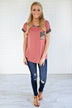 Two Sides of Me Floral Pocket Top