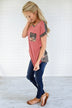 Two Sides of Me Floral Pocket Top