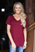 Essential Wine Top ~ Short Sleeve