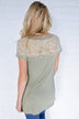 My Favorite Lace Top ~ Light Green