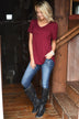Essential Wine Top ~ Short Sleeve