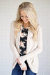 Pulse Ampersand Fall Floral Tee - Black