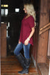 Essential Wine Top ~ Short Sleeve