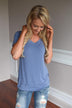 Run the World Pocket Tee ~ Blue