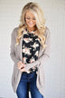 Pulse Ampersand Fall Floral Tee - Black