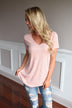 Simplicity V-Neck Top ~ Coral